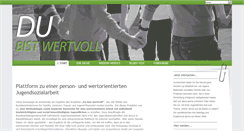 Desktop Screenshot of du-bist-wertvoll.info