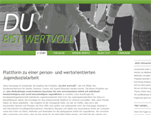Tablet Screenshot of du-bist-wertvoll.info